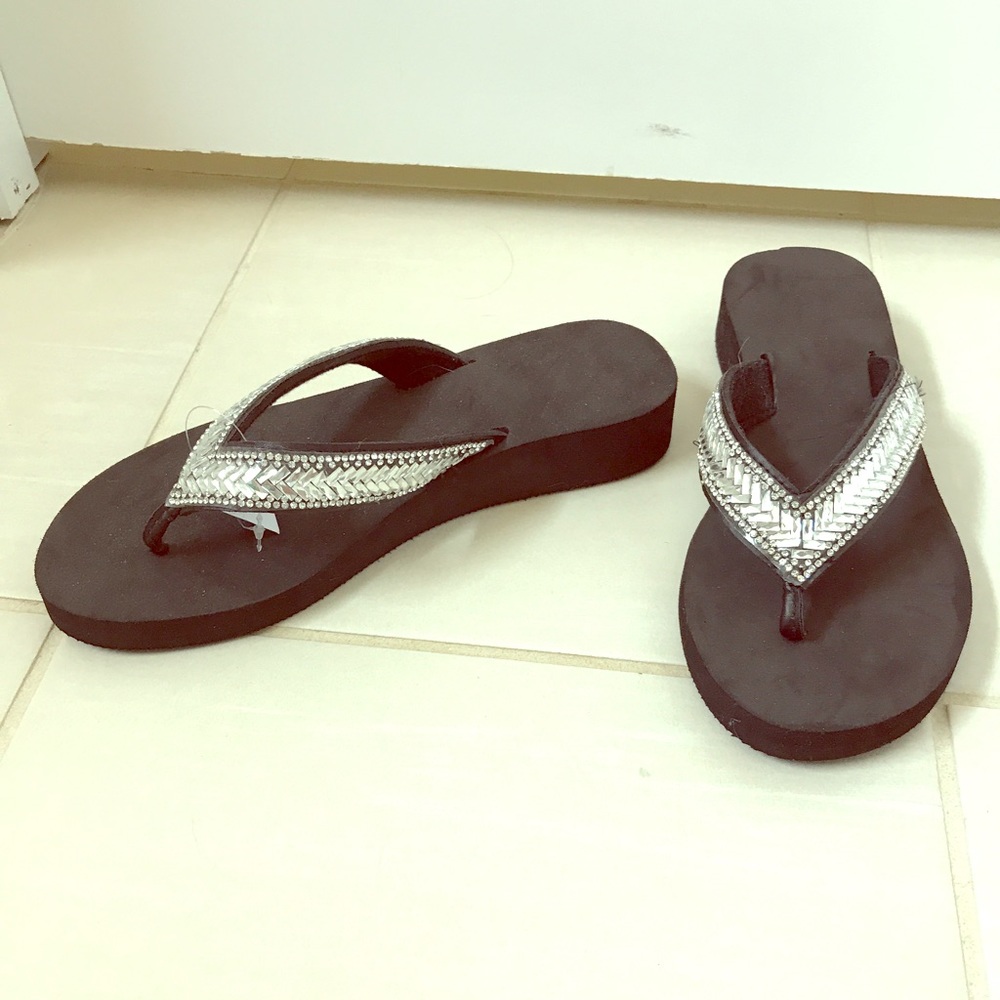 Bedazzled Flip Flops